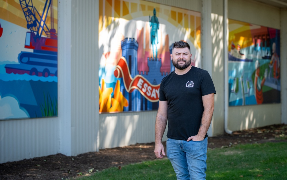 Cleveland Resident Office Mural Artist Derek Brennan