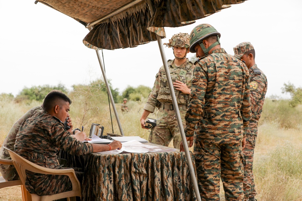 U.S. and Indian Army work together during YA 24