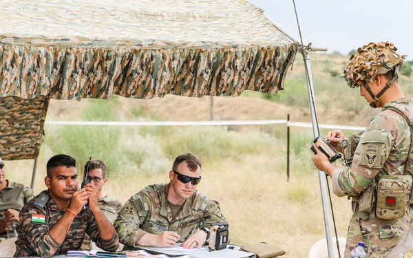 U.S. and Indian Army work together during YA 24