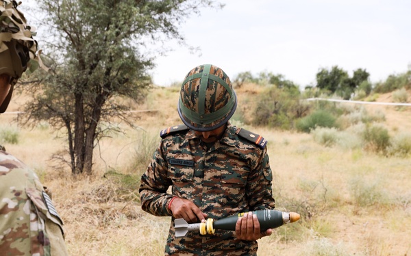 U.S. and Indian Army work together during YA 24