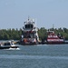 Notched sill barrier used to arrest saltwater intrusion up Mississippi River