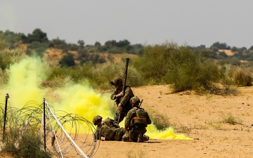 Live fire exercise conducted in Thar Desert