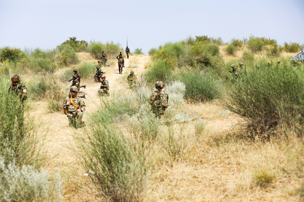 Live fire exercise conducted in Thar Desert