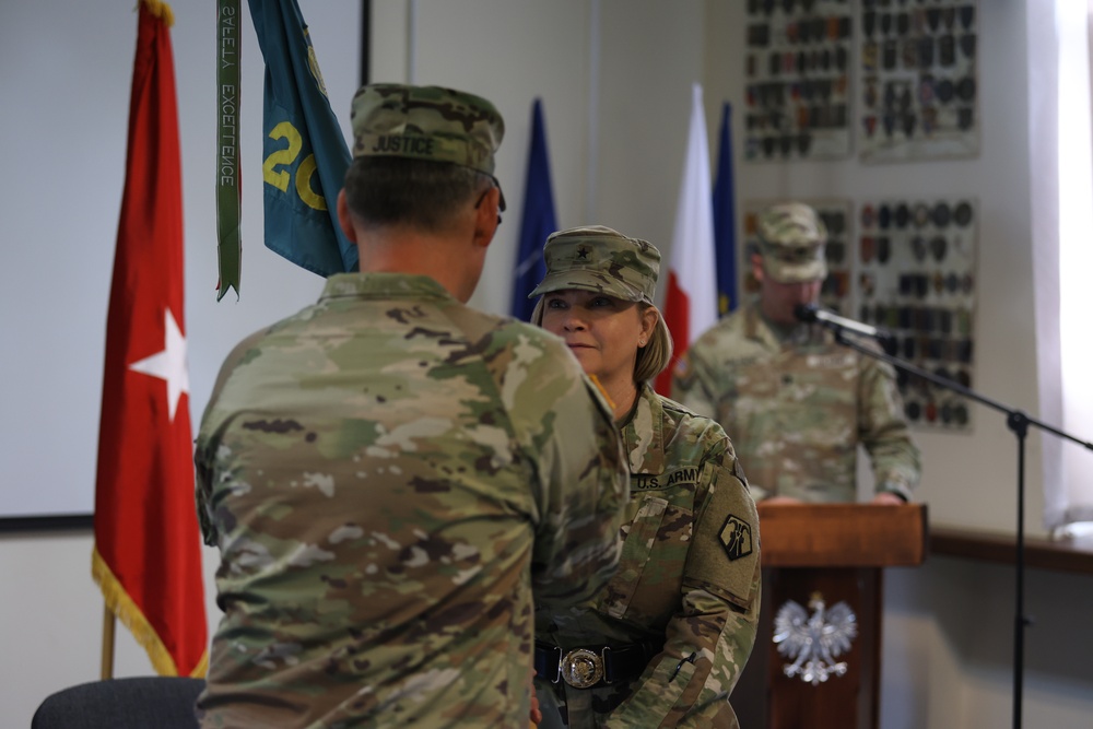 209th DLD hosts Change of Command Ceremony in Poland