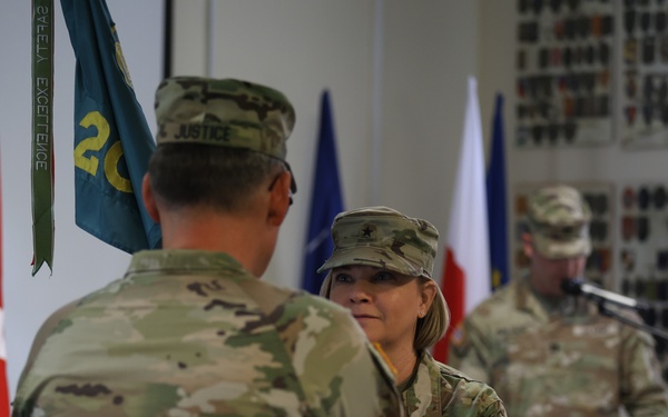 209th DLD hosts Change of Command Ceremony in Poland