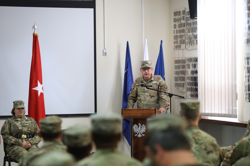 209th DLD hosts Change of Command Ceremony in Poland