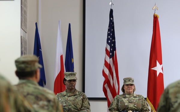 209th DLD hosts Change of Command Ceremony in Poland