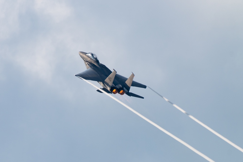 F-15E Strike Eagle performs functional test at Robins