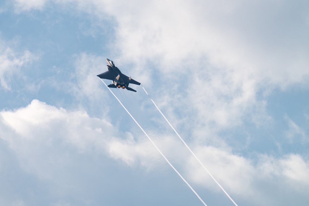 F-15E Strike Eagle performs functional test at Robins