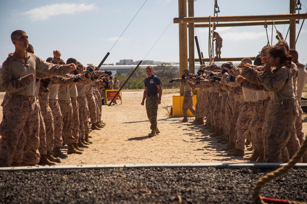 MCRD San Diego India Company Confidence Course