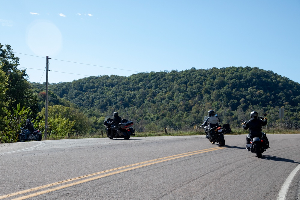 U.S. Soldiers Participate in Motorcylce Safety Ride