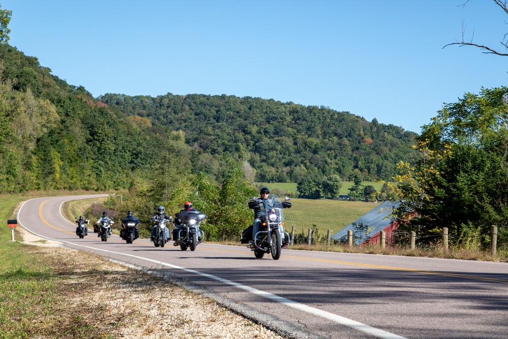 U.S. Soldiers Participate in Motorcylce Safety Ride