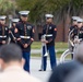 Staff Sgt. Carlos Ortiz IV conducts Parris Island Marine Band