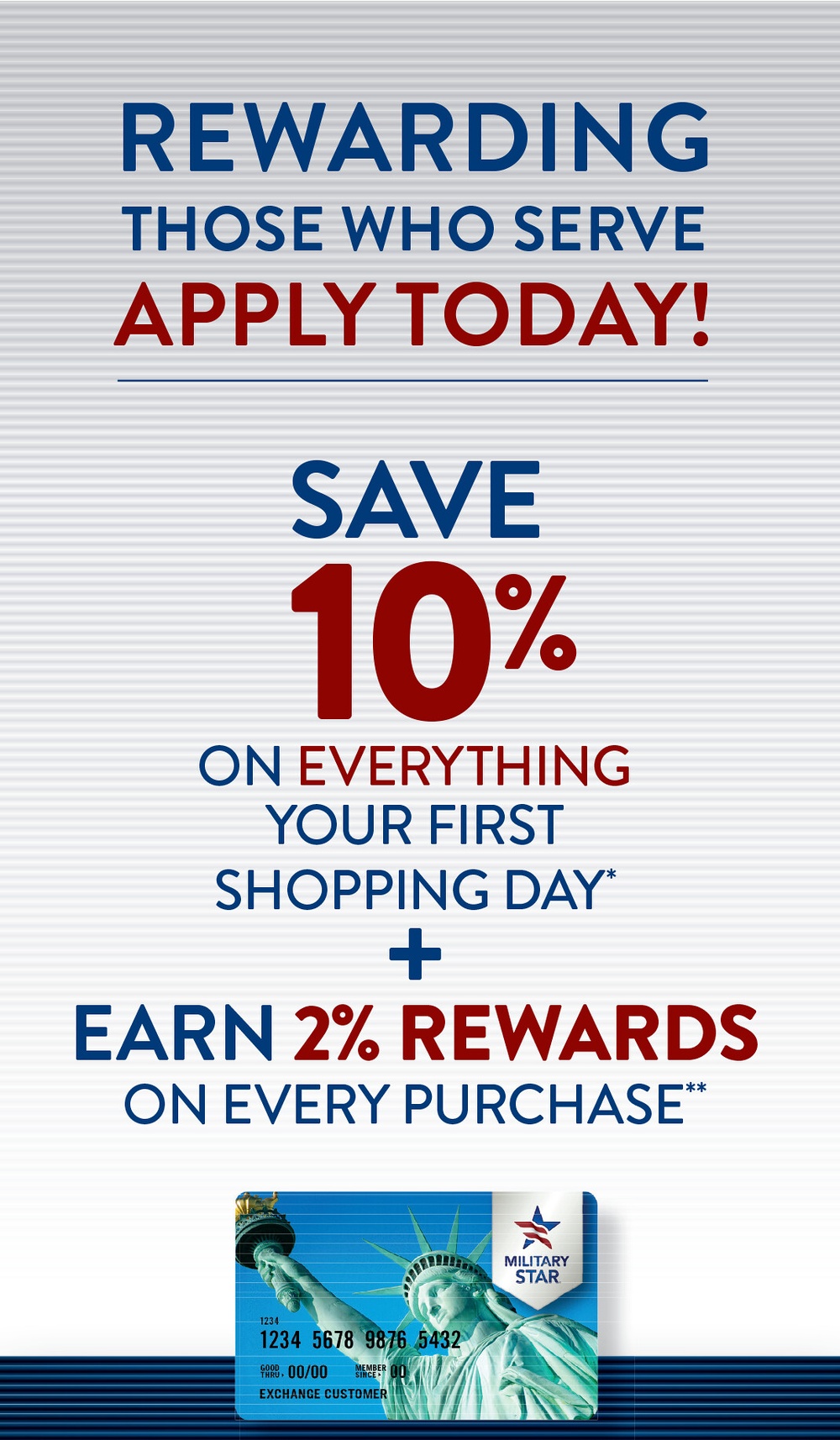 Rack Up the Points with the MILITARY STAR Rewards Program