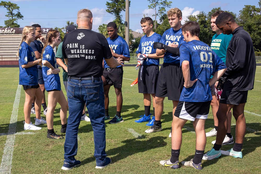 JROTC Flag Football Game at St. Augustine High School