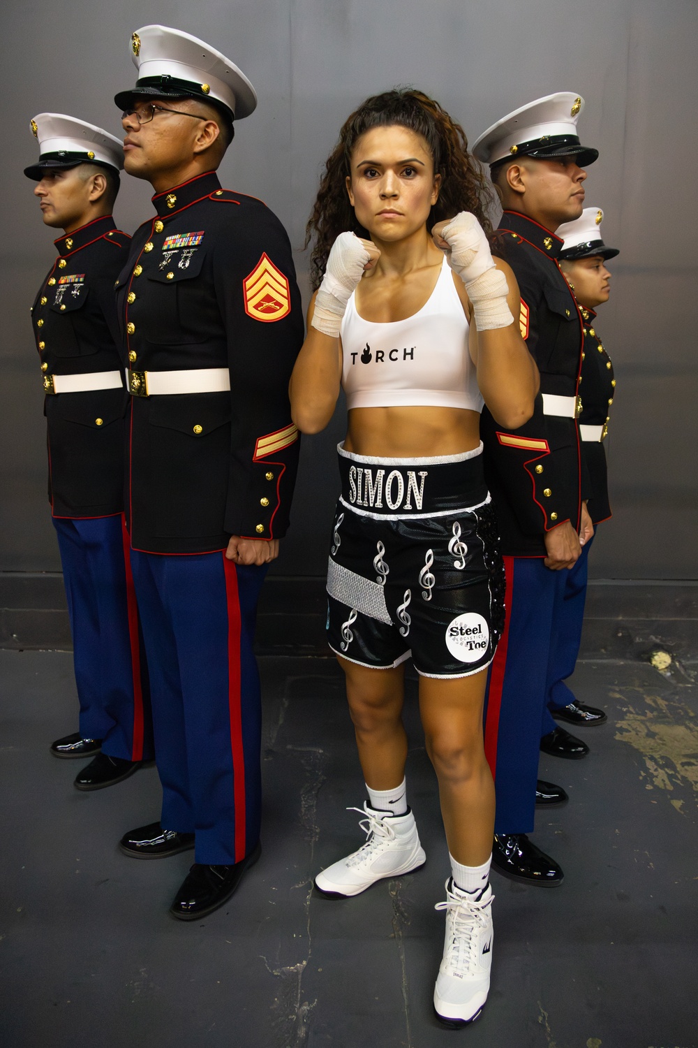 U.S. Marine Corps Capt. Stephanie Simon: Professional Boxing Debut Photoshoot