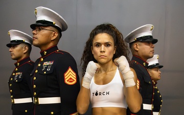 From Dress Blues to Boxing Shoes: Capt. Stephanie Simon Debuts as Professional Boxer