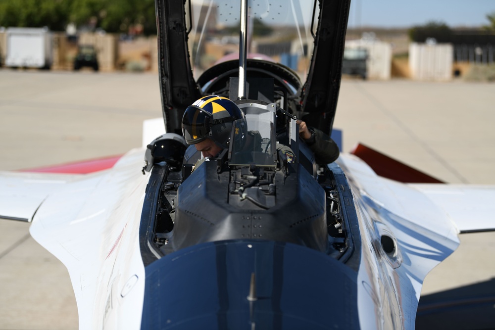 Maj. Gen. Cain takes first flight as AFTC commander