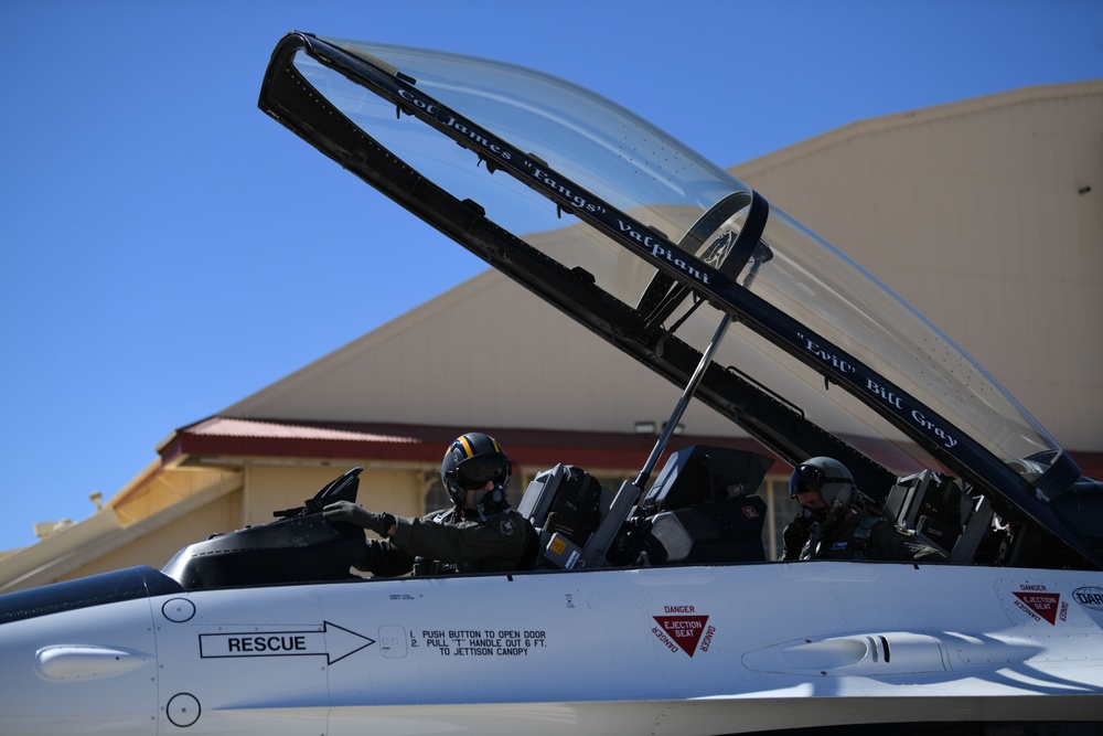 Maj. Gen. Cain takes first flight as AFTC commander