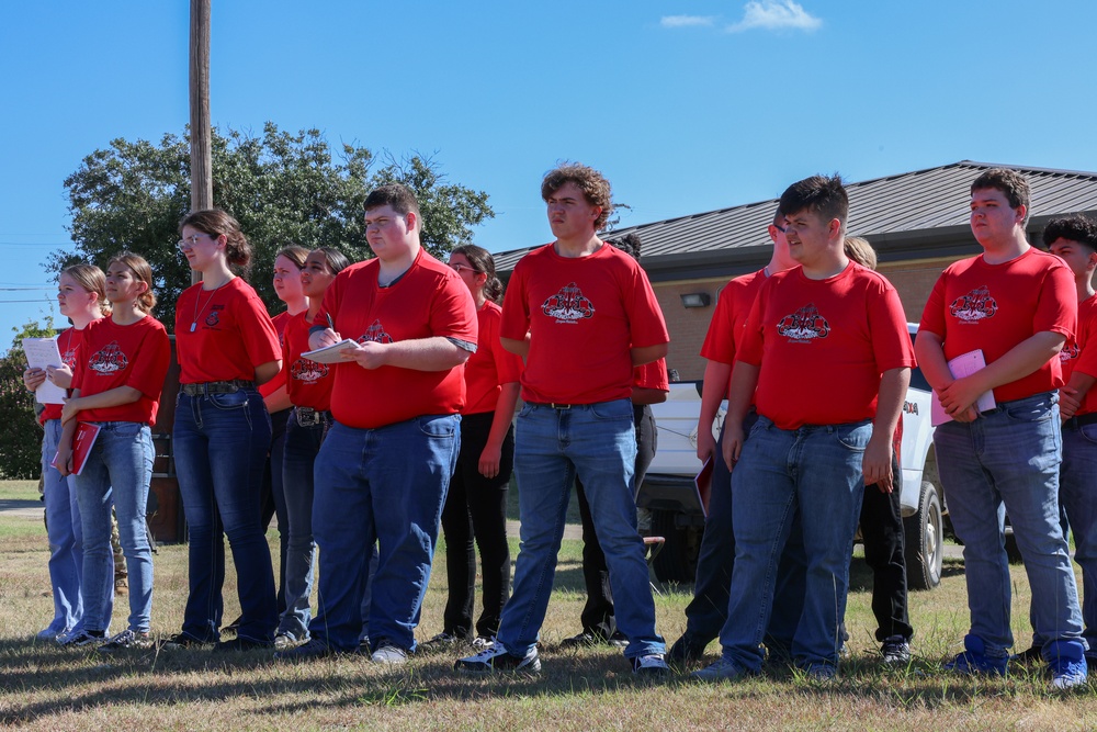 Crosby High School JROTC Visit 89th MP Bde.