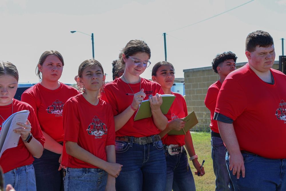 Crosby High School JROTC Visit 89th MP Bde.