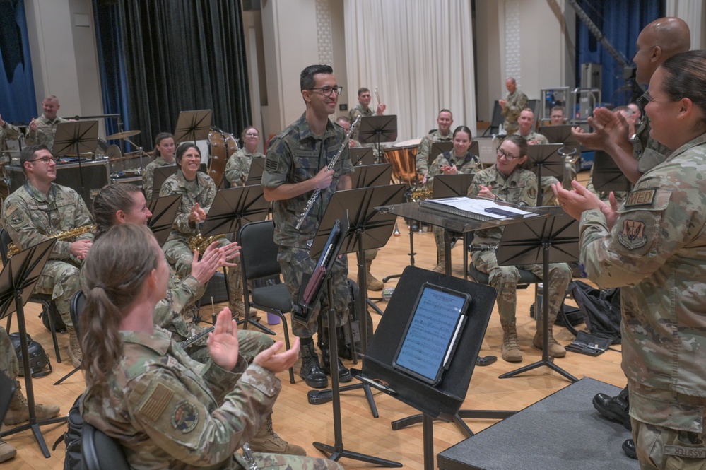 Brazilian Air Force Symphony Orchestra performs at U.S. Air Force 77th birthday concert