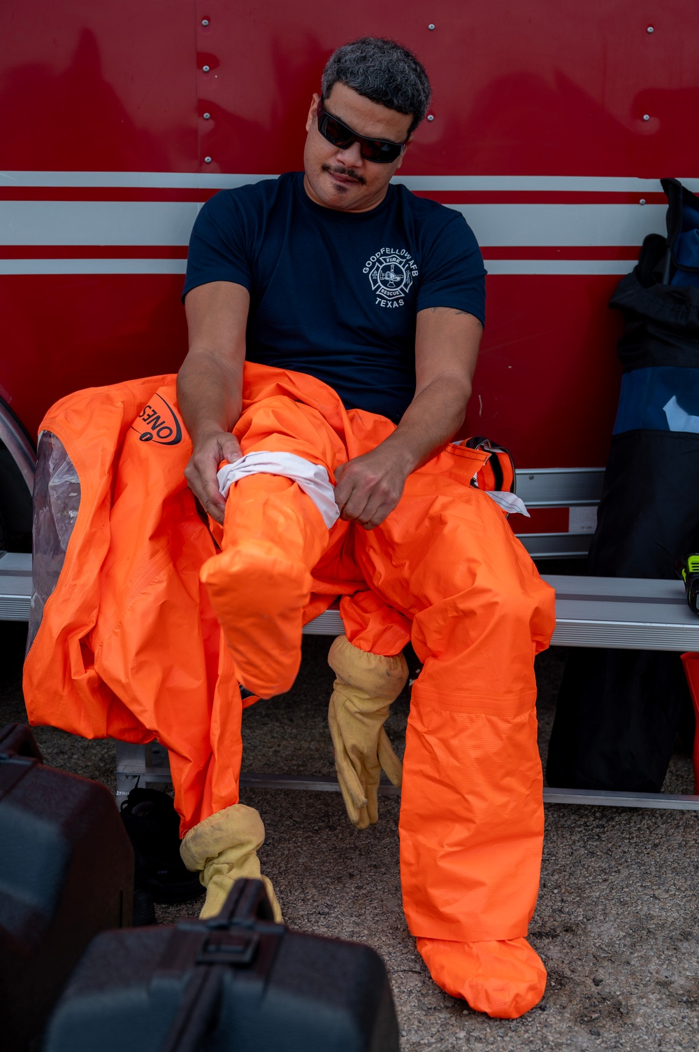 Strengthening Ties: Goodfellow AFB and San Angelo Fire Department conduct HAZMAT exercise