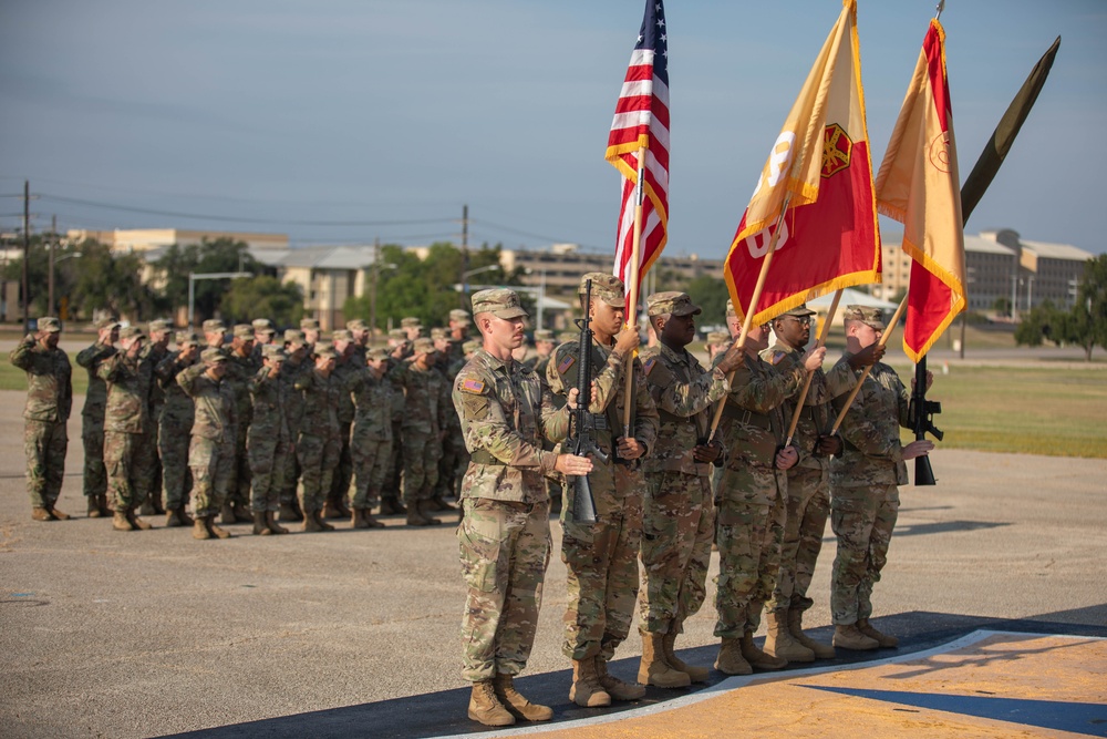 Mobilization Support Brigade conducts a transfer of authority ceremony