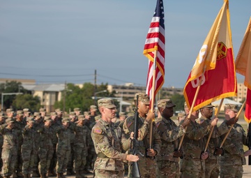 Mobilization Support Brigade conducts a transfer of authority ceremony