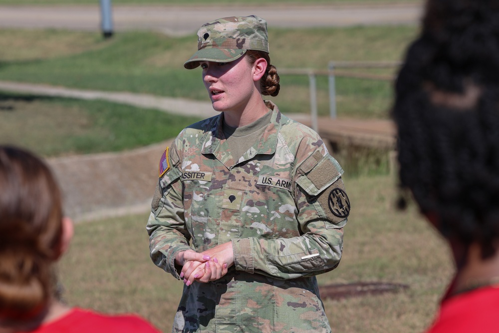 Crosby High School JROTC Visit 89th MP Bde.