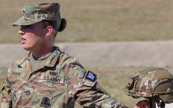 Crosby High School JROTC Visit 89th MP Bde.