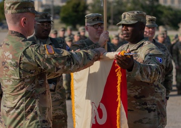 Mobilization Support Brigade conducts a transfer of authority ceremony