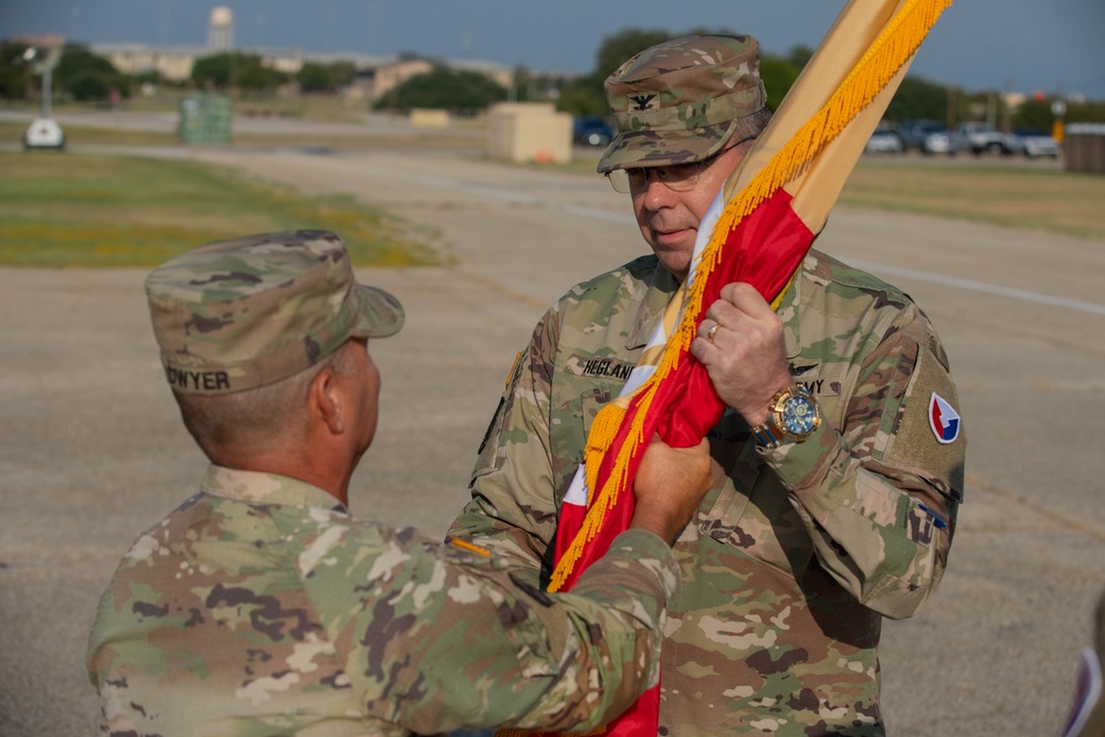 Mobilization Support Brigade conducts a transfer of authority ceremony