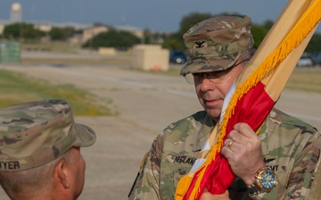 Mobilization Support Brigade conducts a transfer of authority ceremony