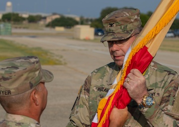 Mobilization Support Brigade conducts a transfer of authority ceremony