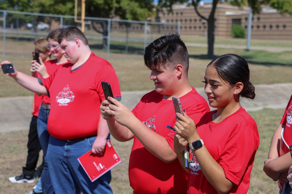 Crosby High School JROTC Visit 89th MP Bde.