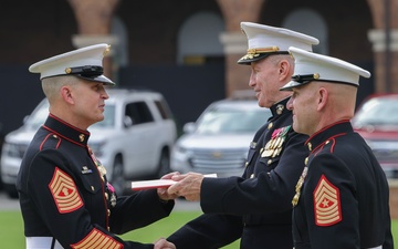 Master Gunnery Sgt. William Rulapaugh Retires After 30 Years