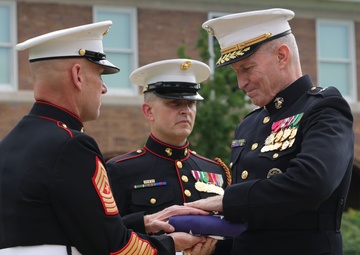 Master Gunnery Sgt. William Rulapaugh retires after 30 years