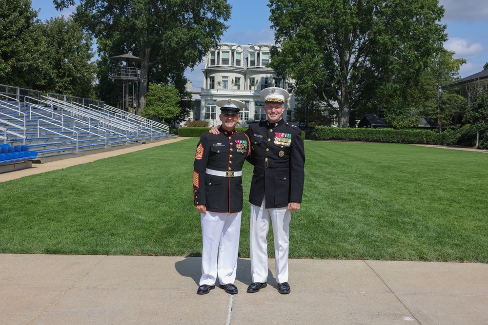 Master Gunnery Sgt. William Rulapaugh retires after 30 years