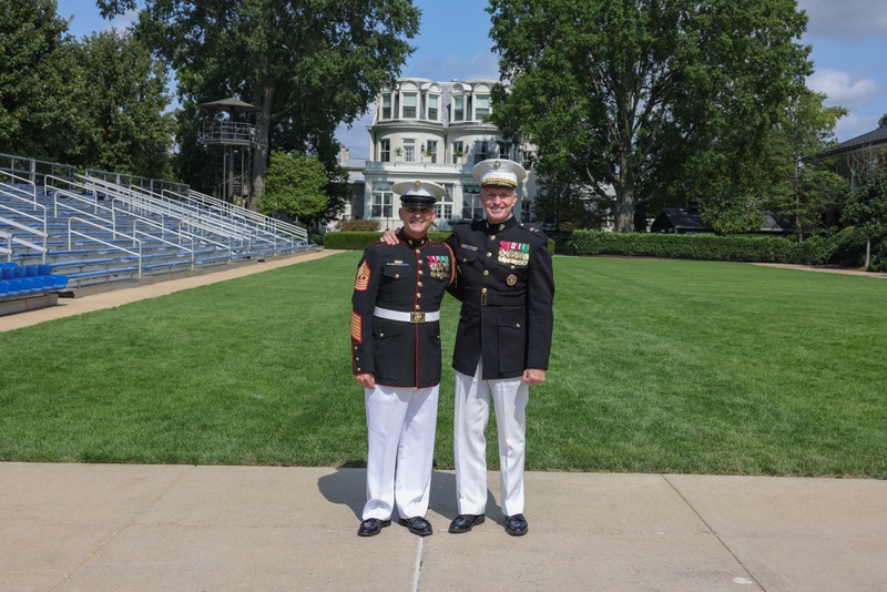 Master Gunnery Sgt. William Rulapaugh retires after 30 years