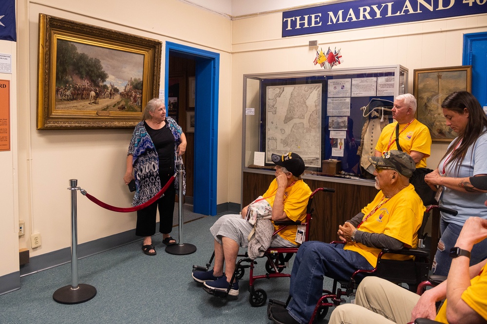 Honor Flight Arizona visits Maryland Museum of Military History September 2024