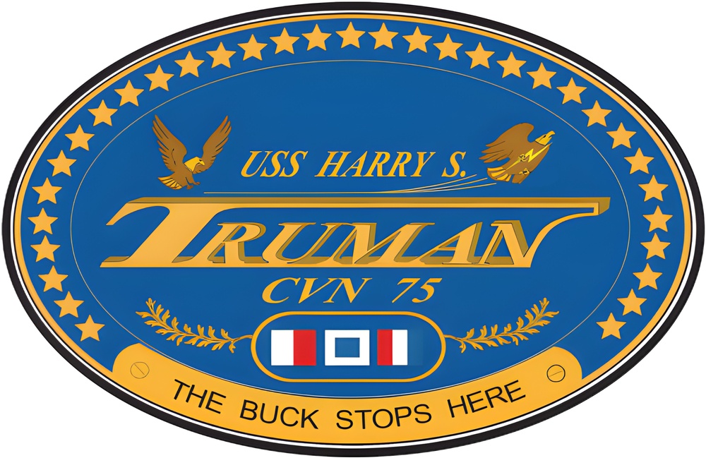 USS Harry S Truman CVN 75 Logo Seal Patch