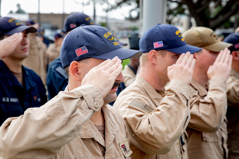 USS Alexandria Chief Pinning Ceremony