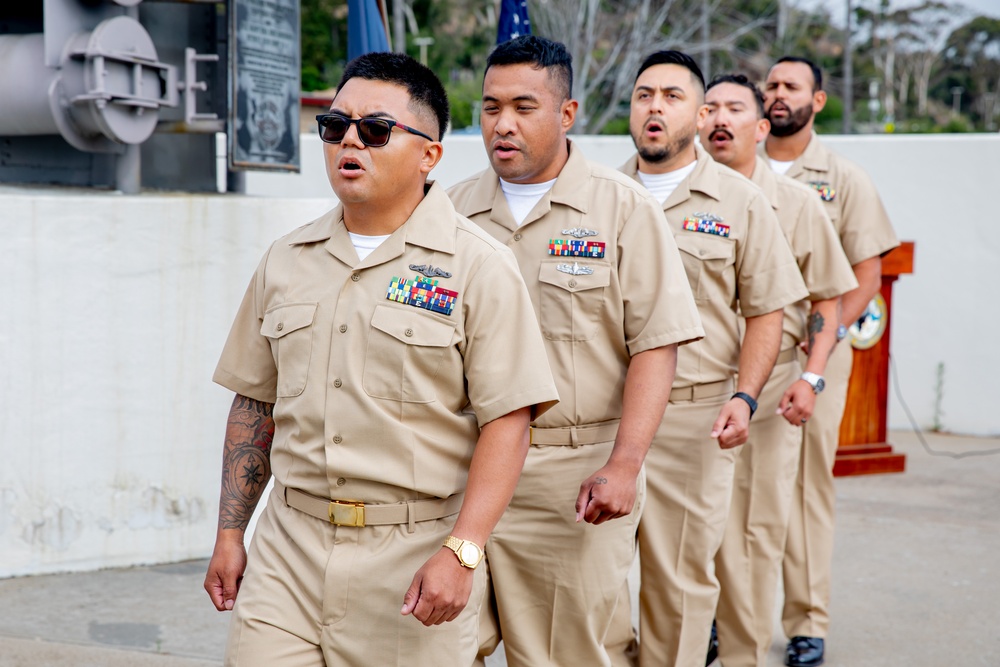 USS Alexandria Chief Pinning Ceremony