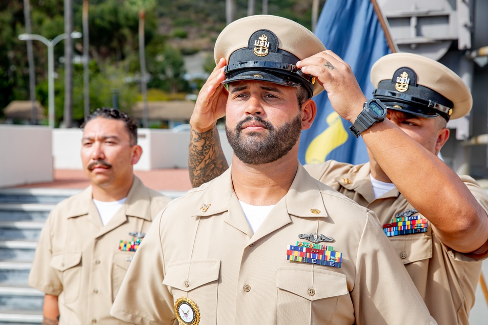 USS Alexandria Chief Pinning Ceremony