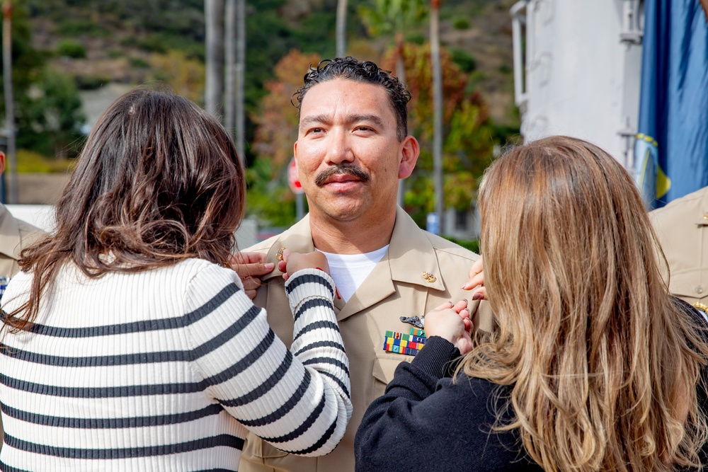 USS Alexandria Chief Pinning Ceremony