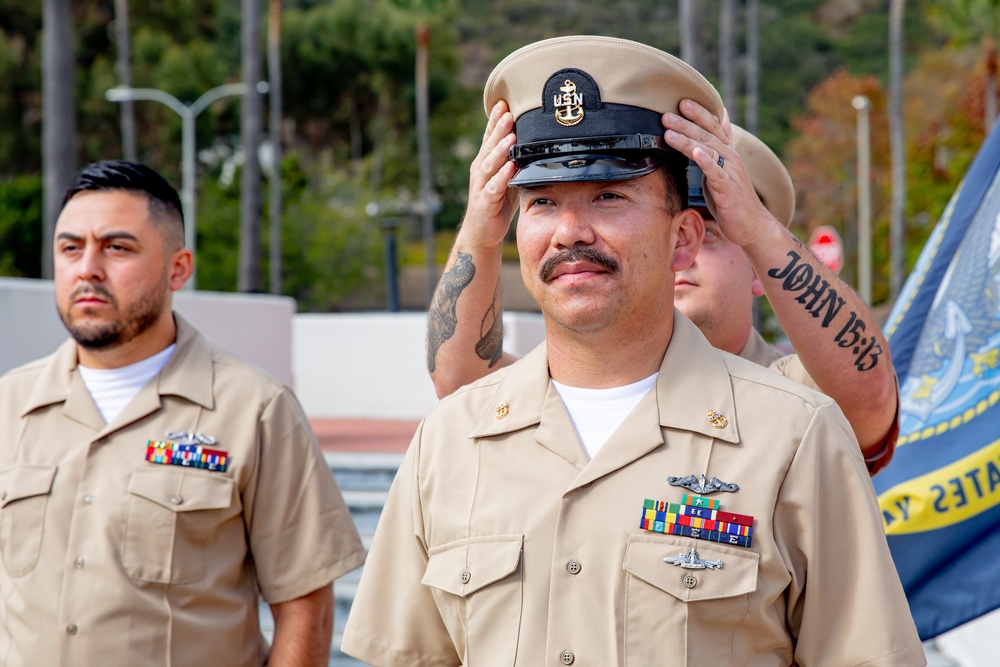 USS Alexandria Chief Pinning Ceremony