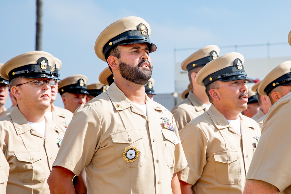 USS Alexandria Chief Pinning Ceremony