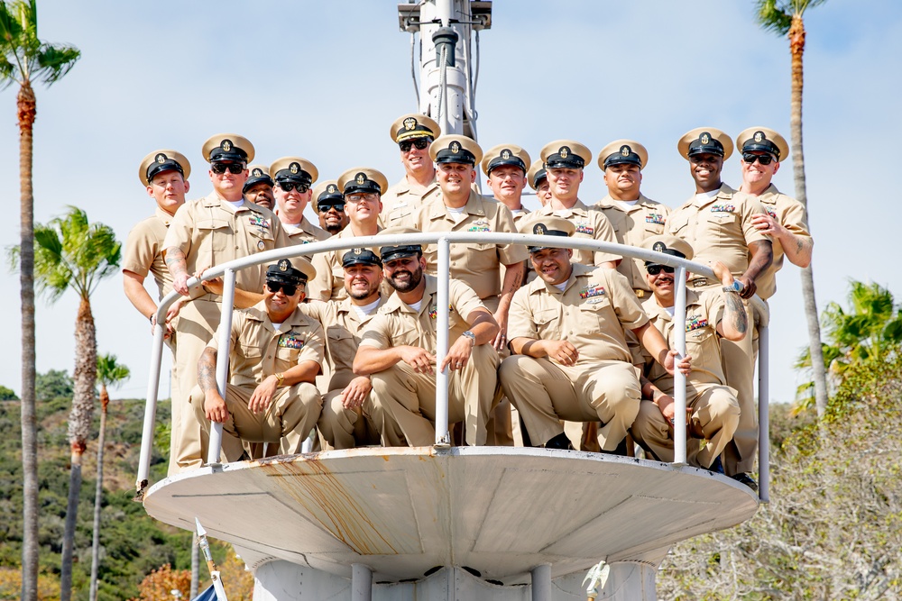 USS Alexandria Chief Pinning Ceremony