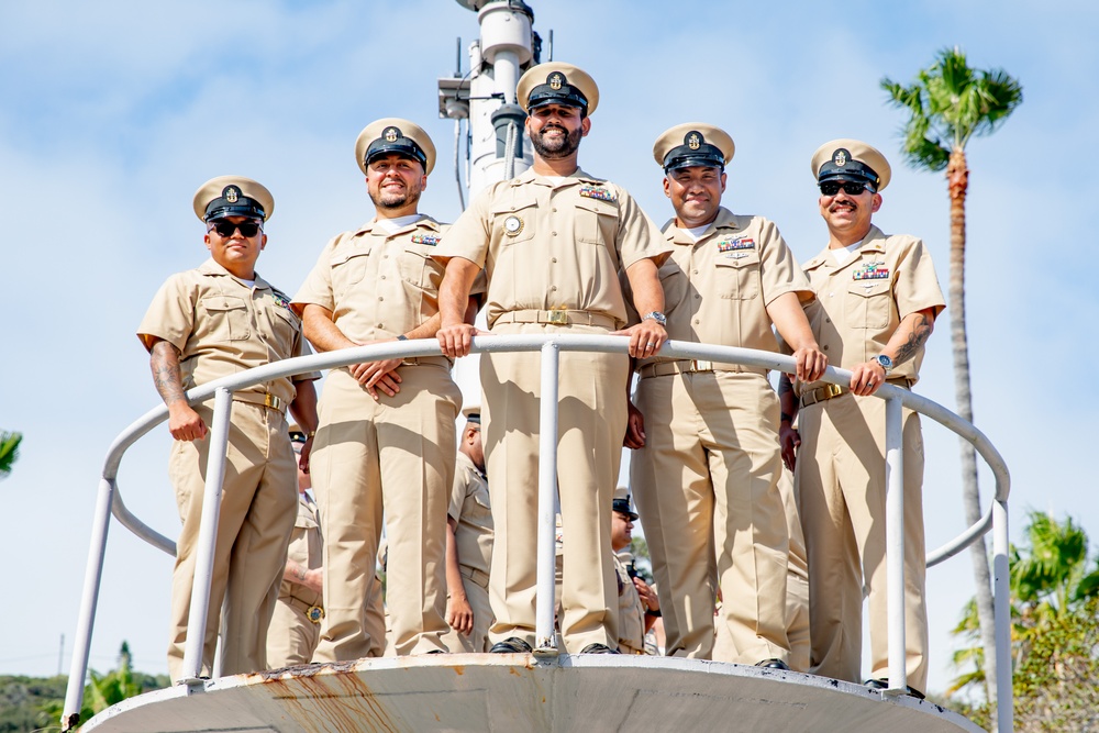 USS Alexandria Chief Pinning Ceremony